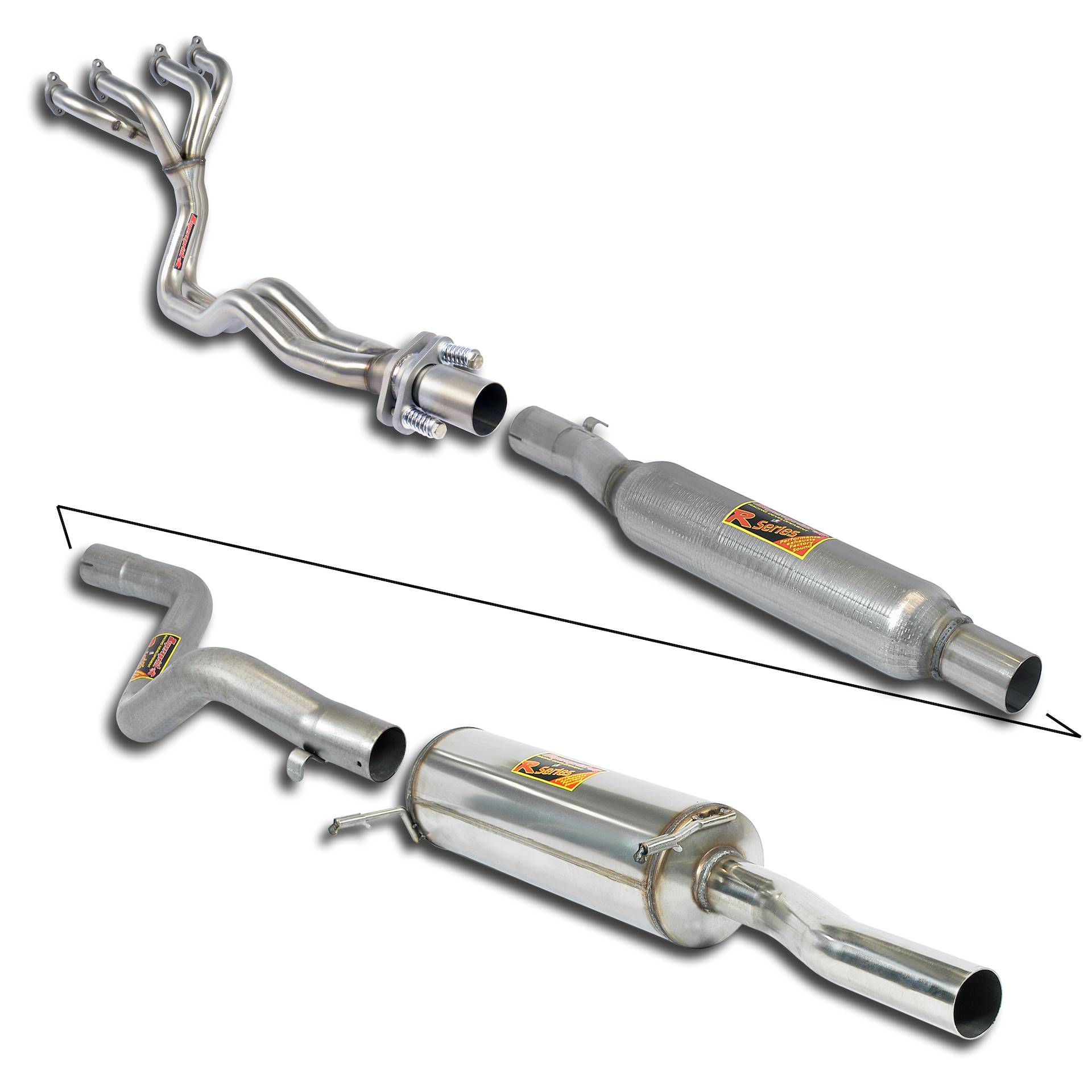 Track performance package Ø60 mm "4-2-1"<br>Provvisto di attestazione di storicità